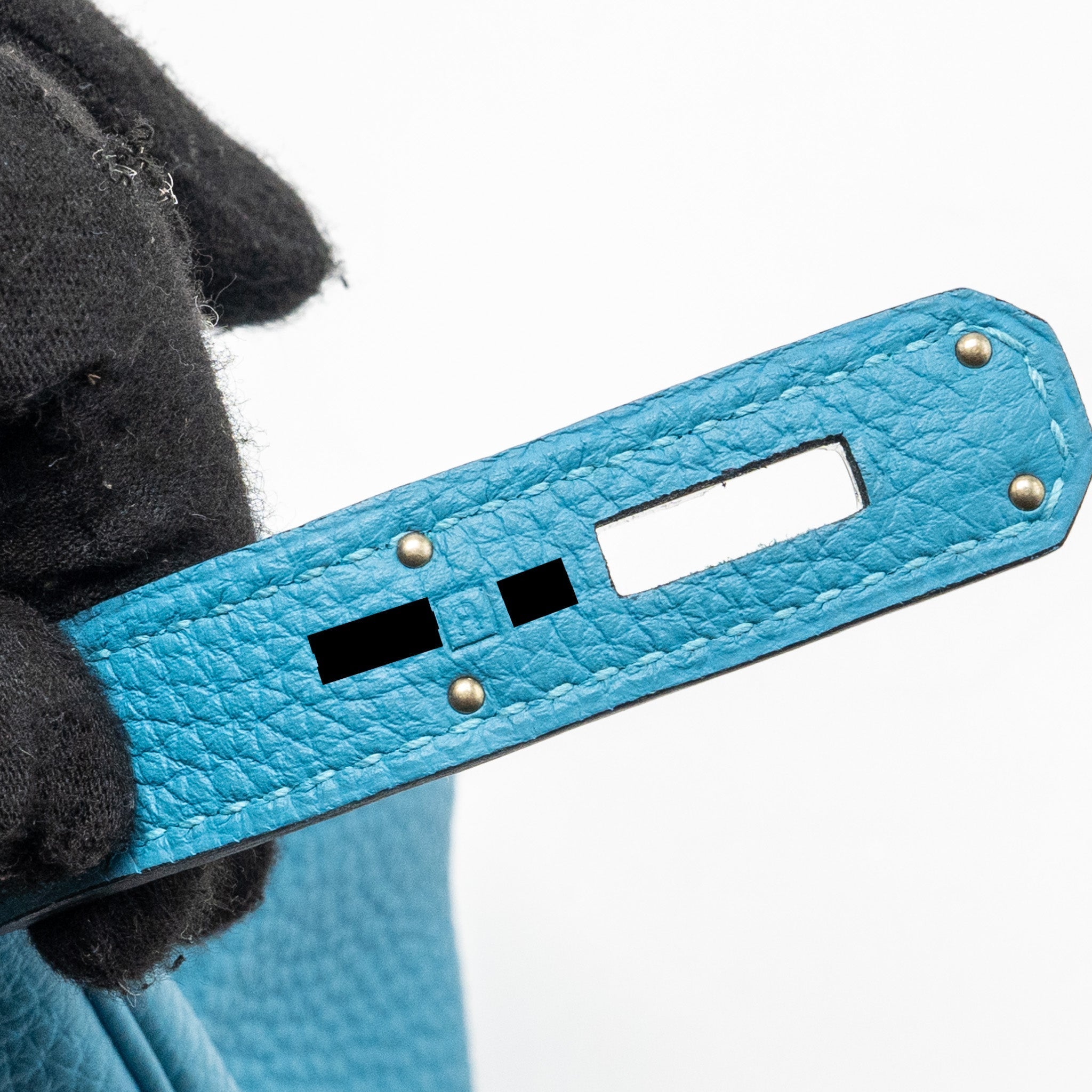 HERMES BIRKIN 35 TOGO TURQUOISE BLUE SHW