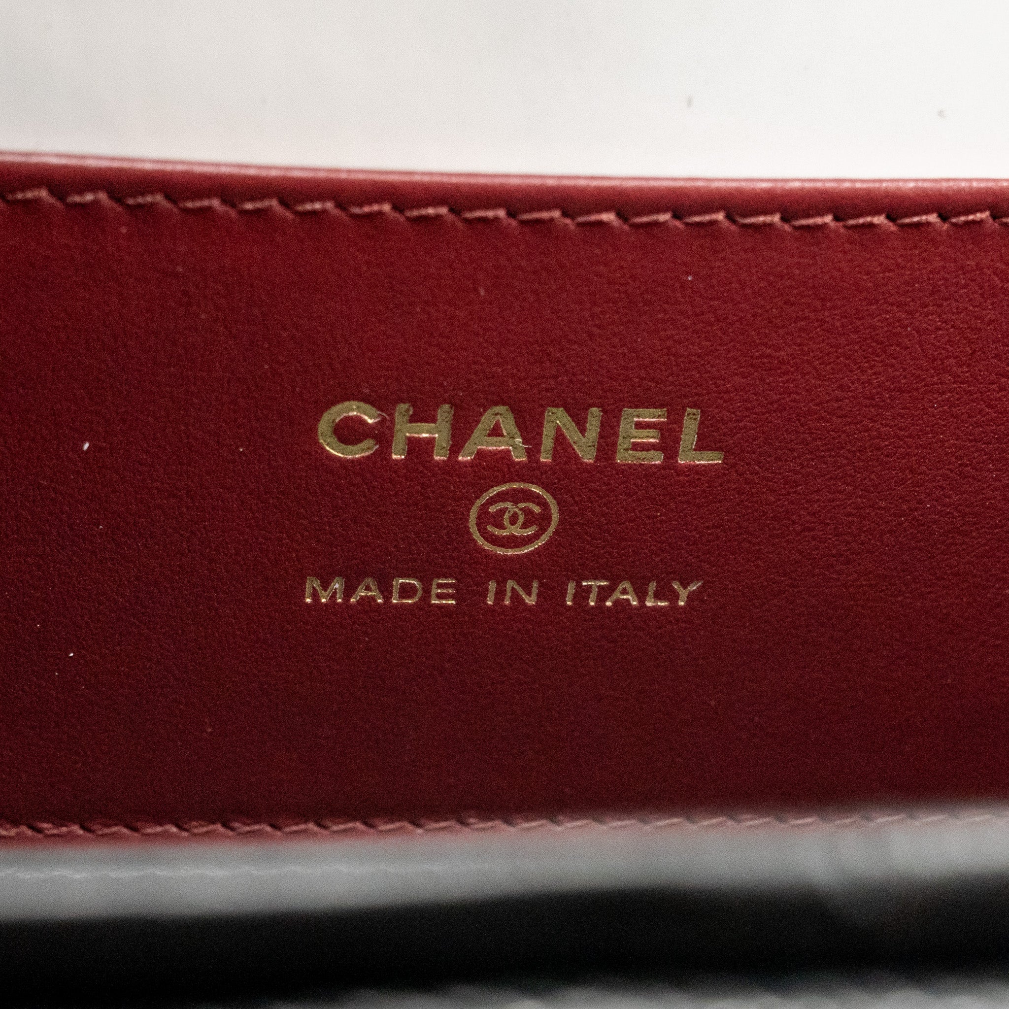 CHANEL 26P PREPPY COCO MINI VANITY SHOULDER BAG CAVIAR BLACK GHW (MICROCHIP)