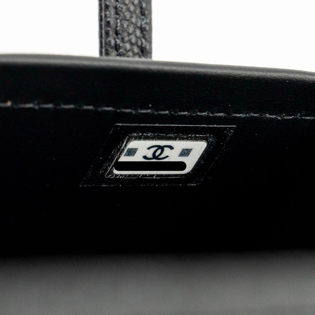 CHANEL 26P PREPPY COCO MINI VANITY SHOULDER BAG CAVIAR BLACK GHW (MICROCHIP)