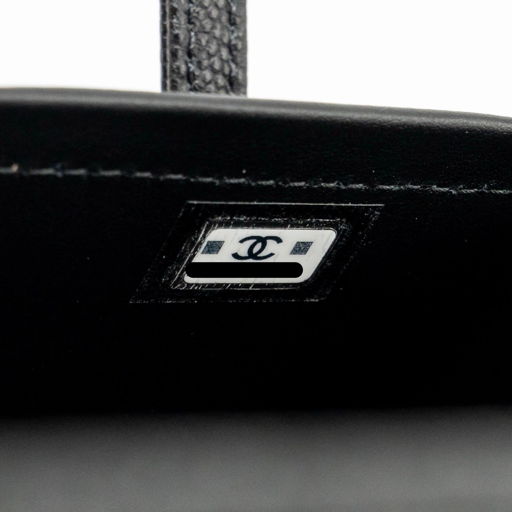 CHANEL 26P PREPPY COCO MINI VANITY SHOULDER BAG CAVIAR BLACK GHW (MICROCHIP)