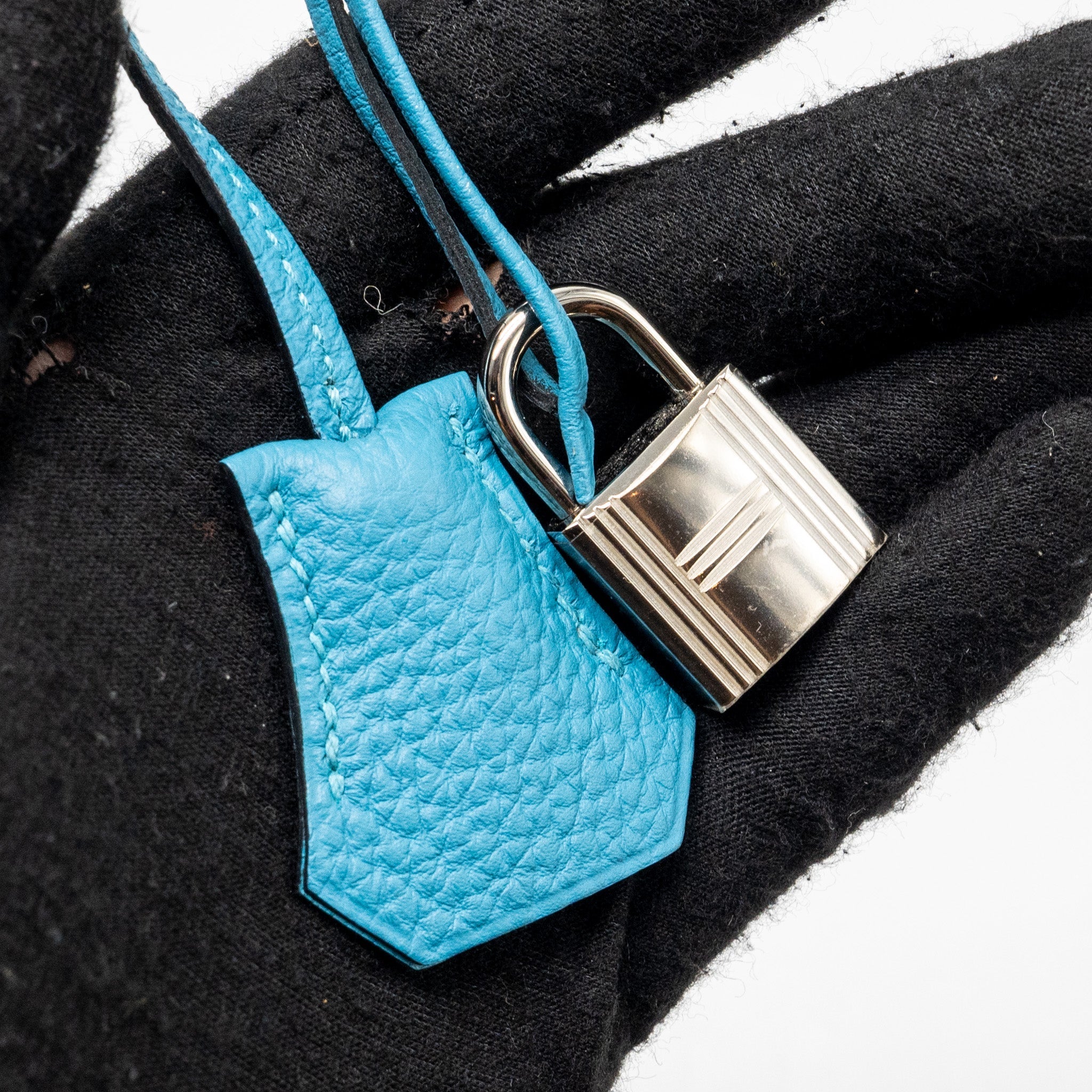 HERMES BIRKIN 35 TOGO TURQUOISE BLUE SHW