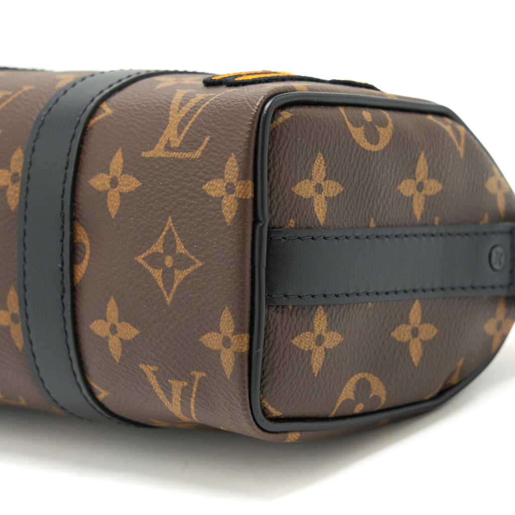 LOUIS VUITTON KEEPALL XS ZOOM WITH FRIENDS BLACK HARDWARE