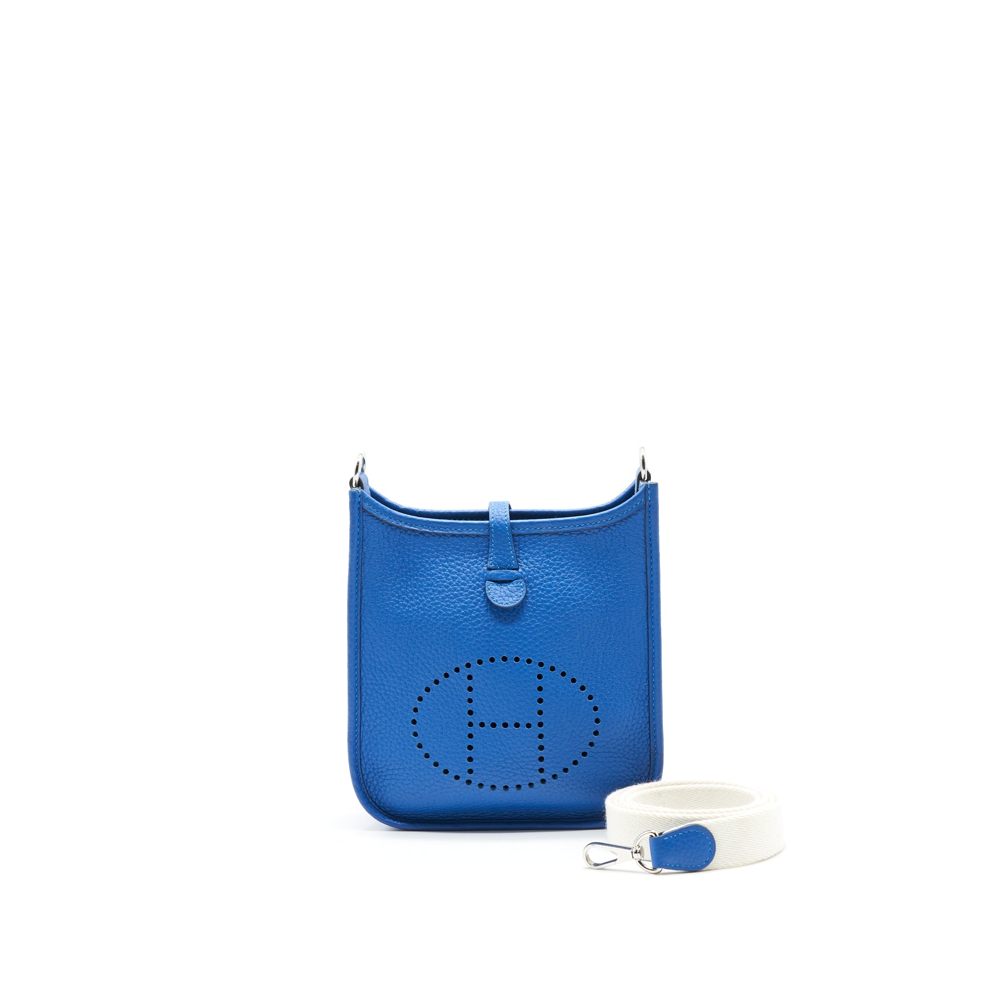 HERMES MINI EVELYNE MYKONOS/ BLANC – Zemiera
