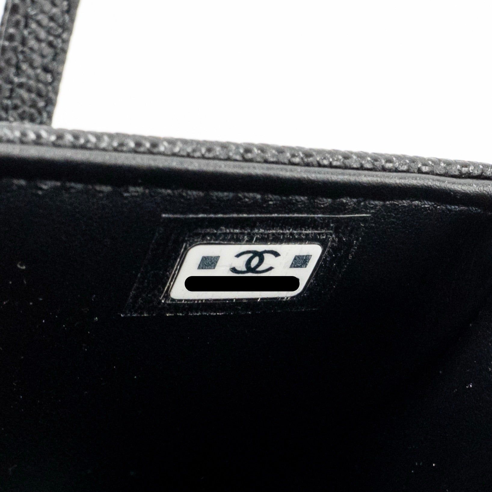CHANEL 26P PREPPY COCO CLUTCH SHOULDER BAG CAVIAR BLACK GHW (MICROCHIP)