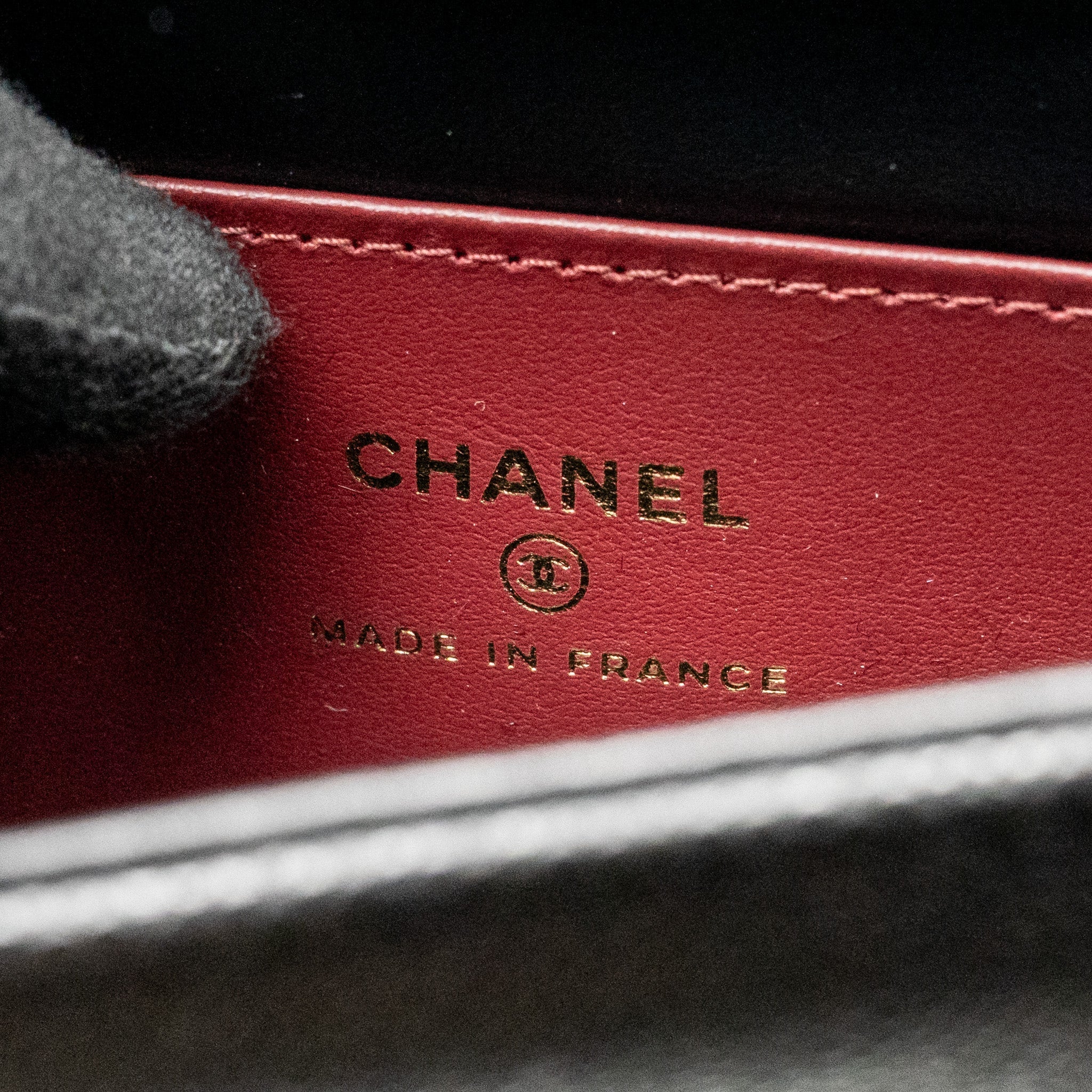 CHANEL 26P PREPPY COCO CLUTCH SHOULDER BAG CAVIAR BLACK GHW (MICROCHIP)