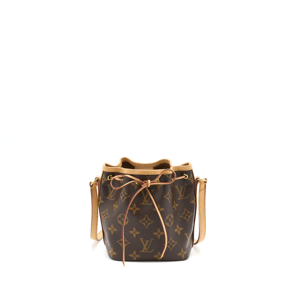 LOUIS VUITTON NANO NOE MONOGRAM CANVAS GHW