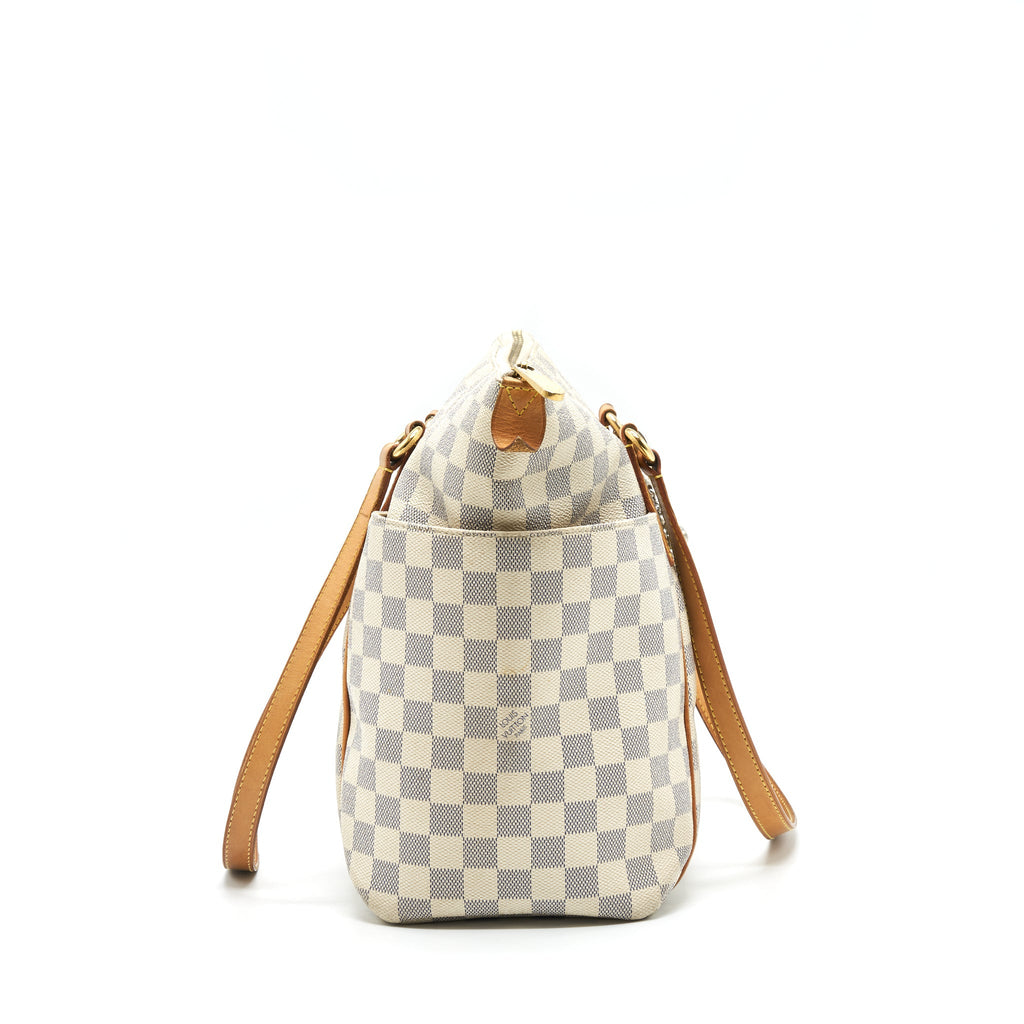 LOUIS VUITTON DAMIER AZUR TOTALLY MM SHOULDER BAG