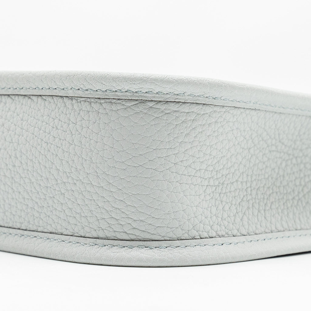 HERMES MINI EVELYNE CLEMENCE BLUE PALE/GRIS ETAIN GHW