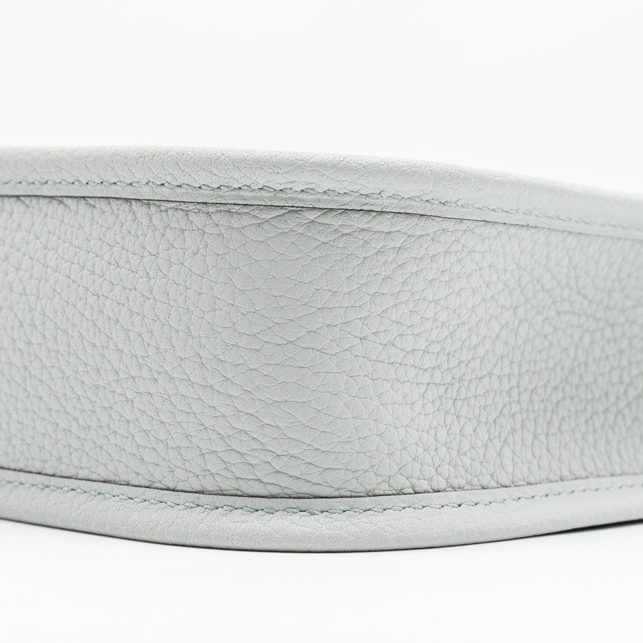 HERMES MINI EVELYNE CLEMENCE BLUE PALE/GRIS ETAIN GHW