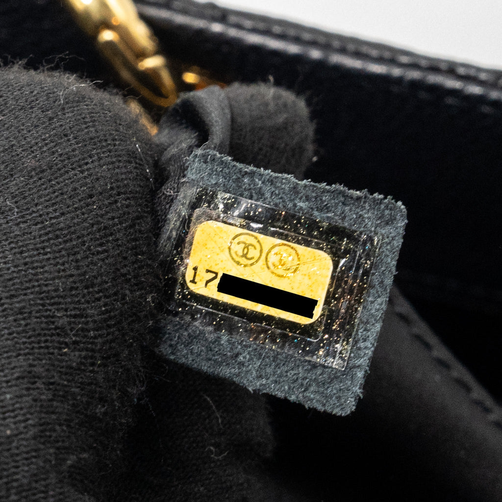 CHANEL GRAND SHOPPING TOTE BAG CAVIAR BLACK GHW