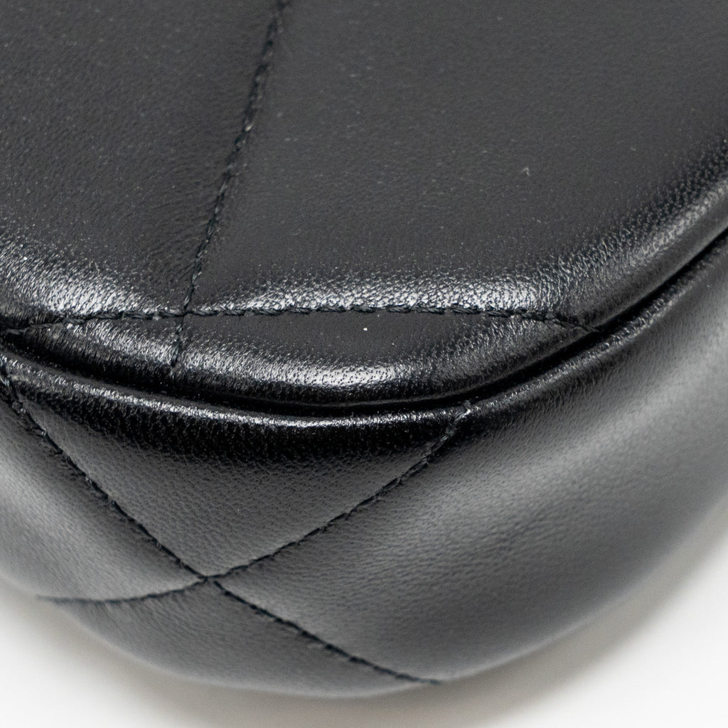 CHANEL 19 CROSSBODY HOBO LAMBSKIN BLACK MULTICOLOUR HARDWARE (MICROCHIP)
