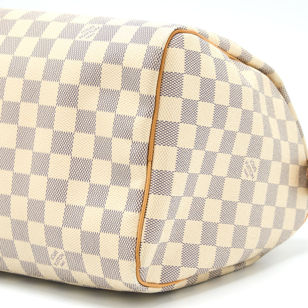 LOUIS VUITTON SPEEDY 30 DAMIER AZUR CANVAS GHW