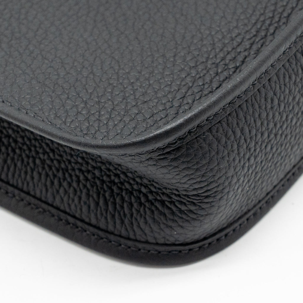 HERMES MINI EVELYNE CLEMENCE BLACK SHW