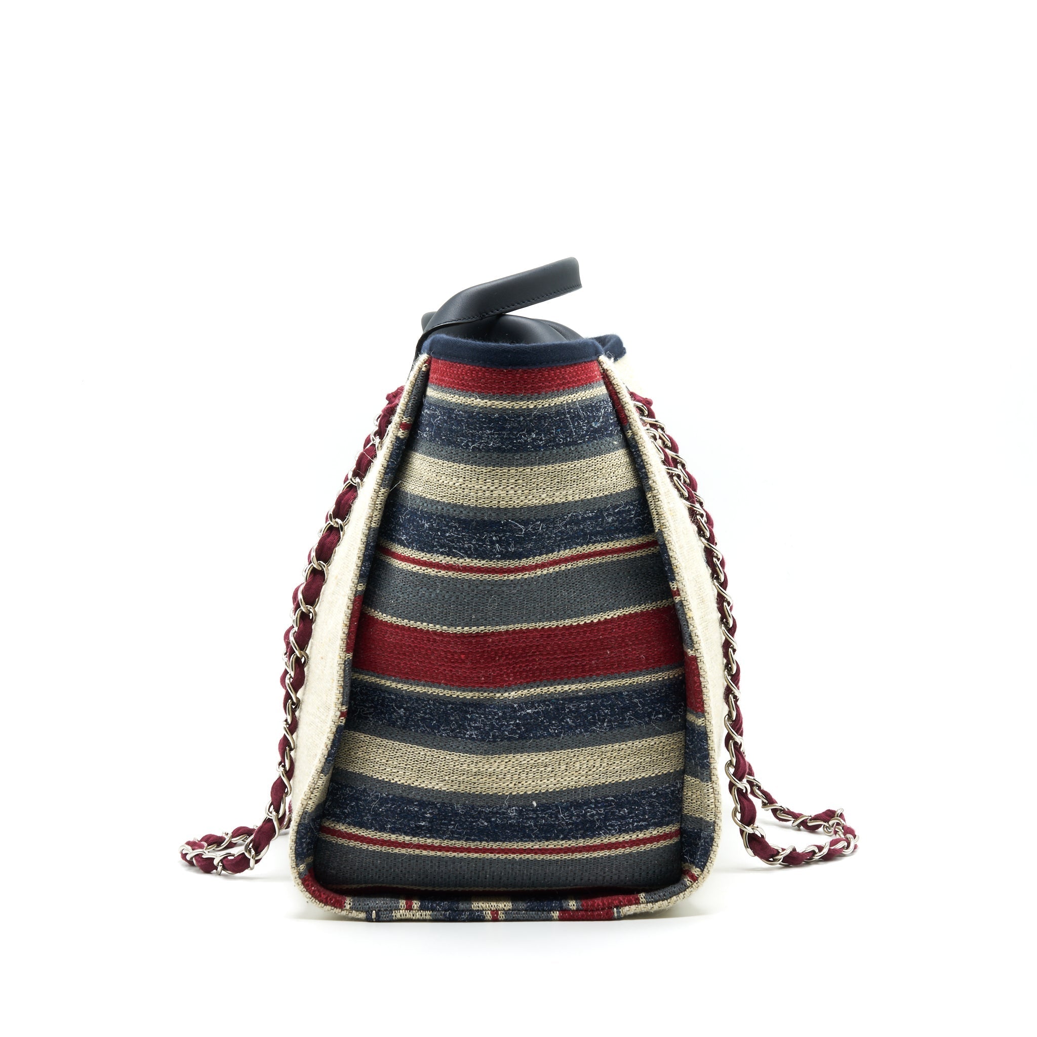 CHANEL DEAUVILLE TOTE IN CANVAS MULTICOLORED