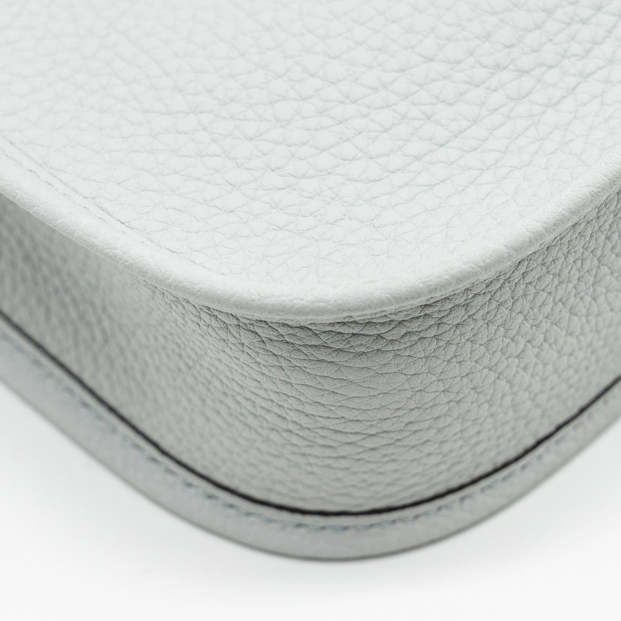 HERMES MINI EVELYNE CLEMENCE BLUE PALE/GRIS ETAIN GHW
