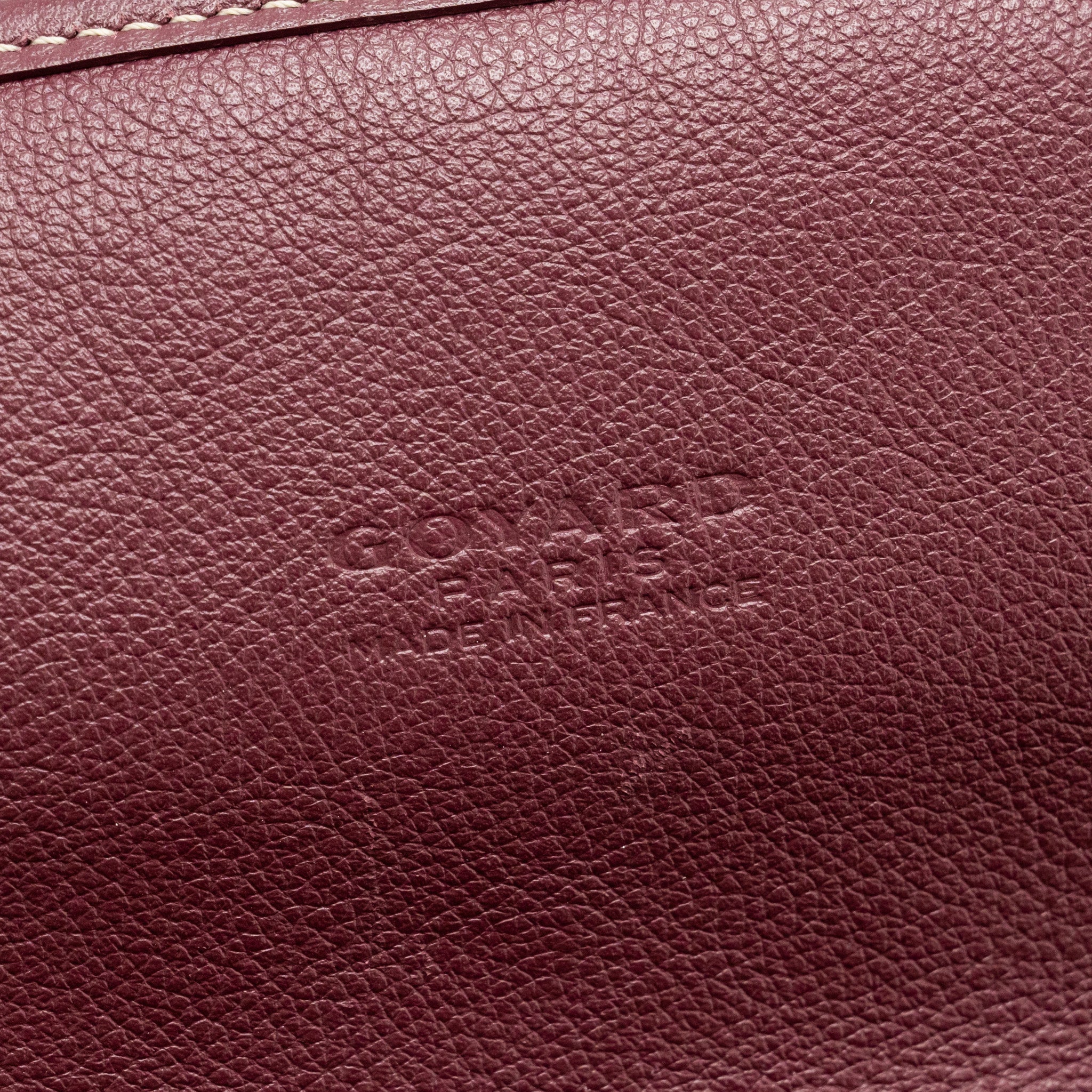 GOYARD SAINT LEGER BACKPACK GOYARDINE CANVAS BURGUNDY SHW