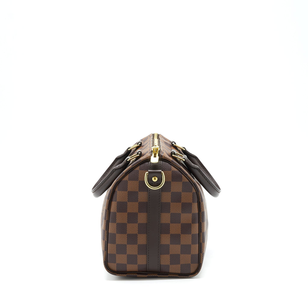 LOUIS VUITTON SPEEDY BANDOULIERE 25 DAMIER EBENE CANVAS GHW