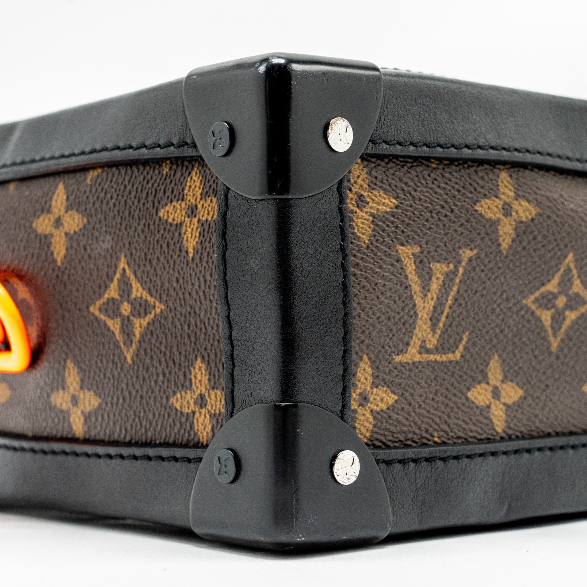 LOUIS VUITTON SOFT TRUNK LIMITED EDITION MONOGRAM CANVAS MULTICOLOUR HARDWARE
