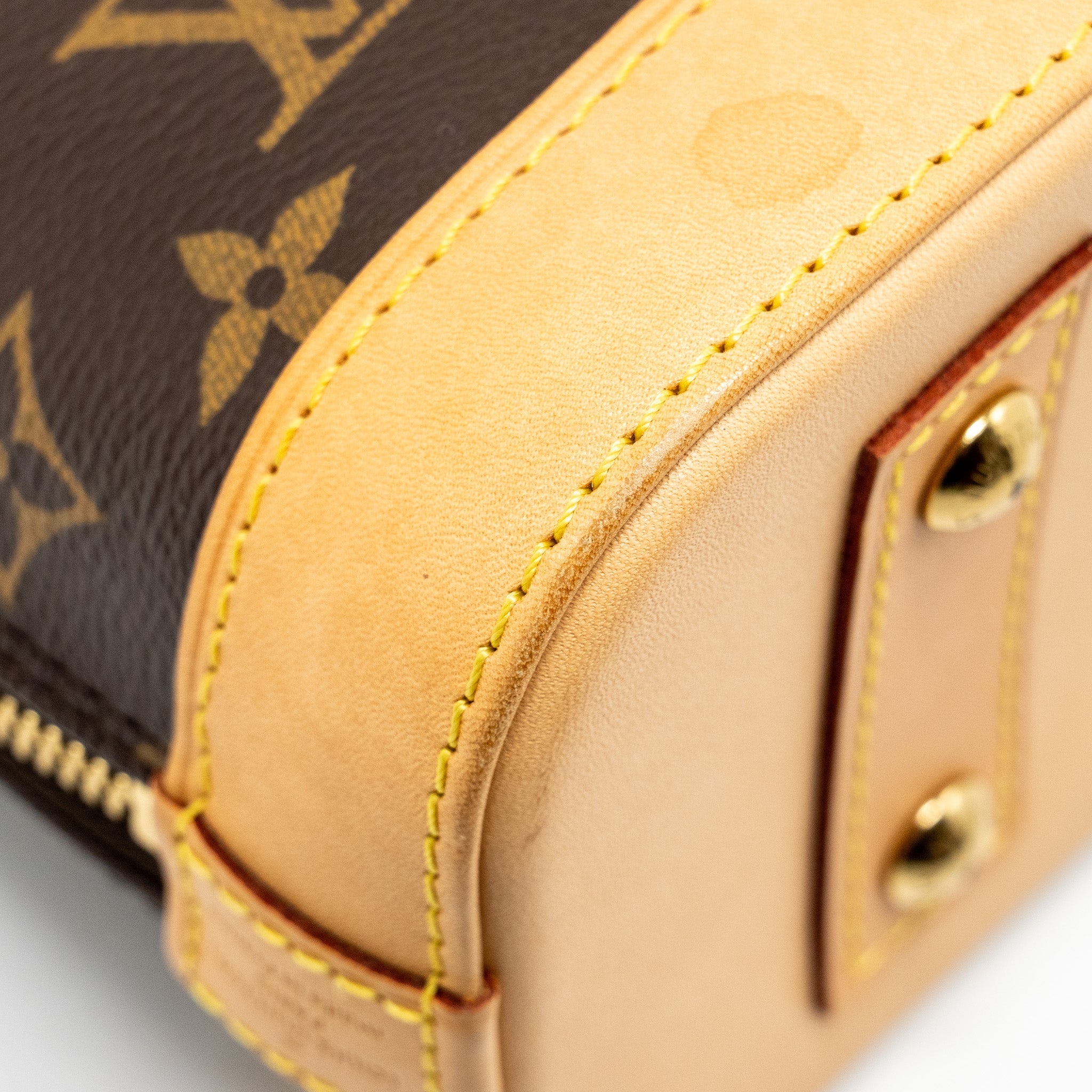 LOUIS VUITTON ALMA BB MONOGRAM CANVAS GHW