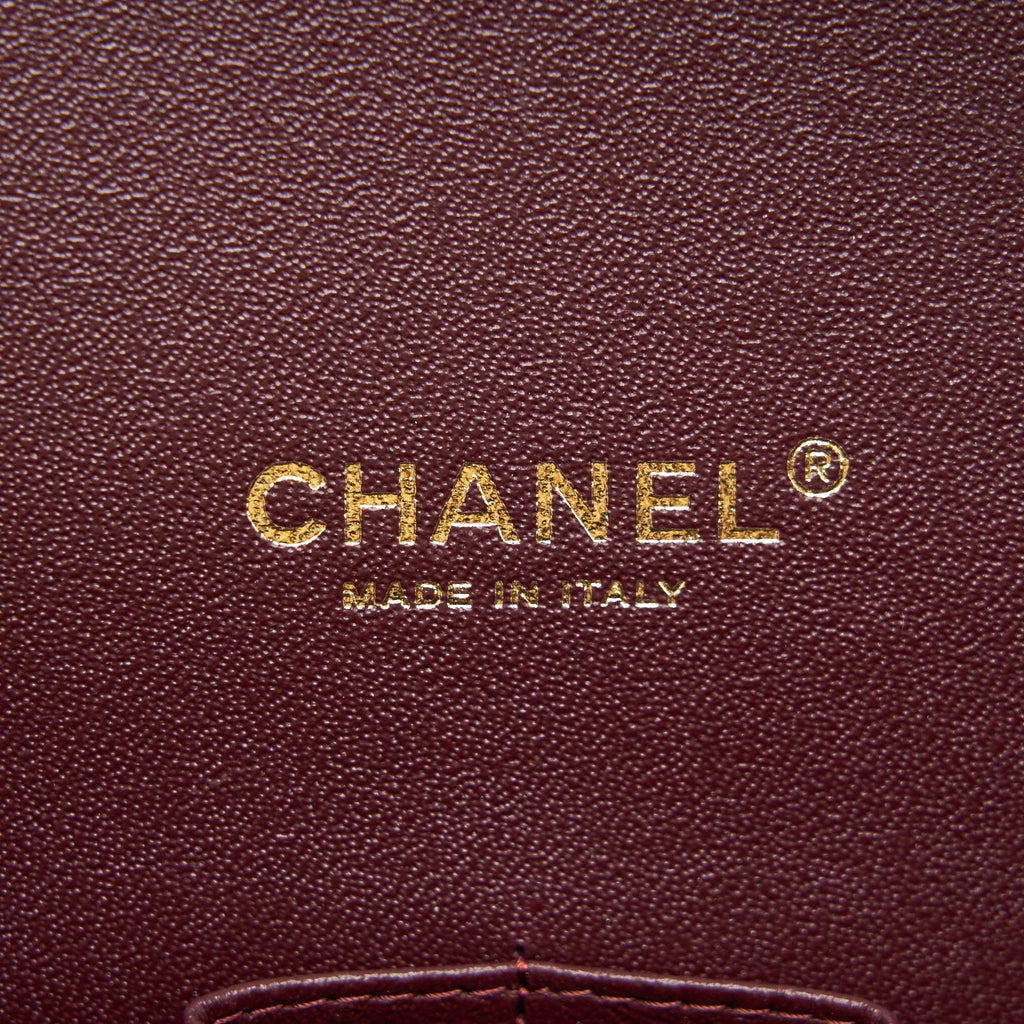 CHANEL MAXI CLASSIC DOUBLE FLAP BLACK CAVIAR GHW