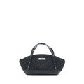 DIOR VINTAGE MINI BAG OBLIQUE CANVAS BLACK SHW