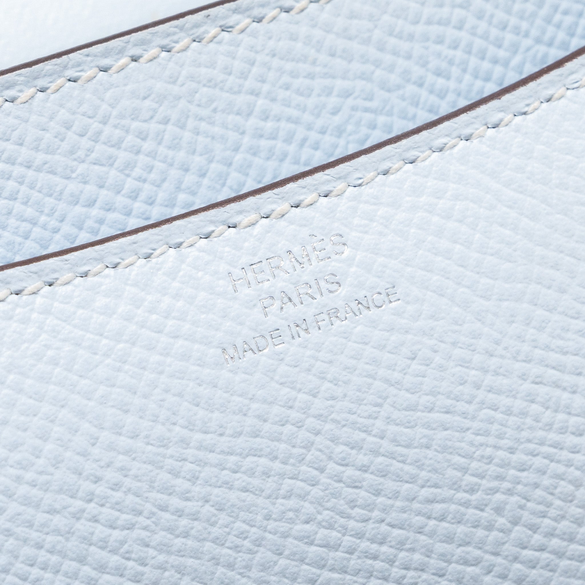 HERMES MINI CONSTANCE EPSOM BLUE BRUME SHW