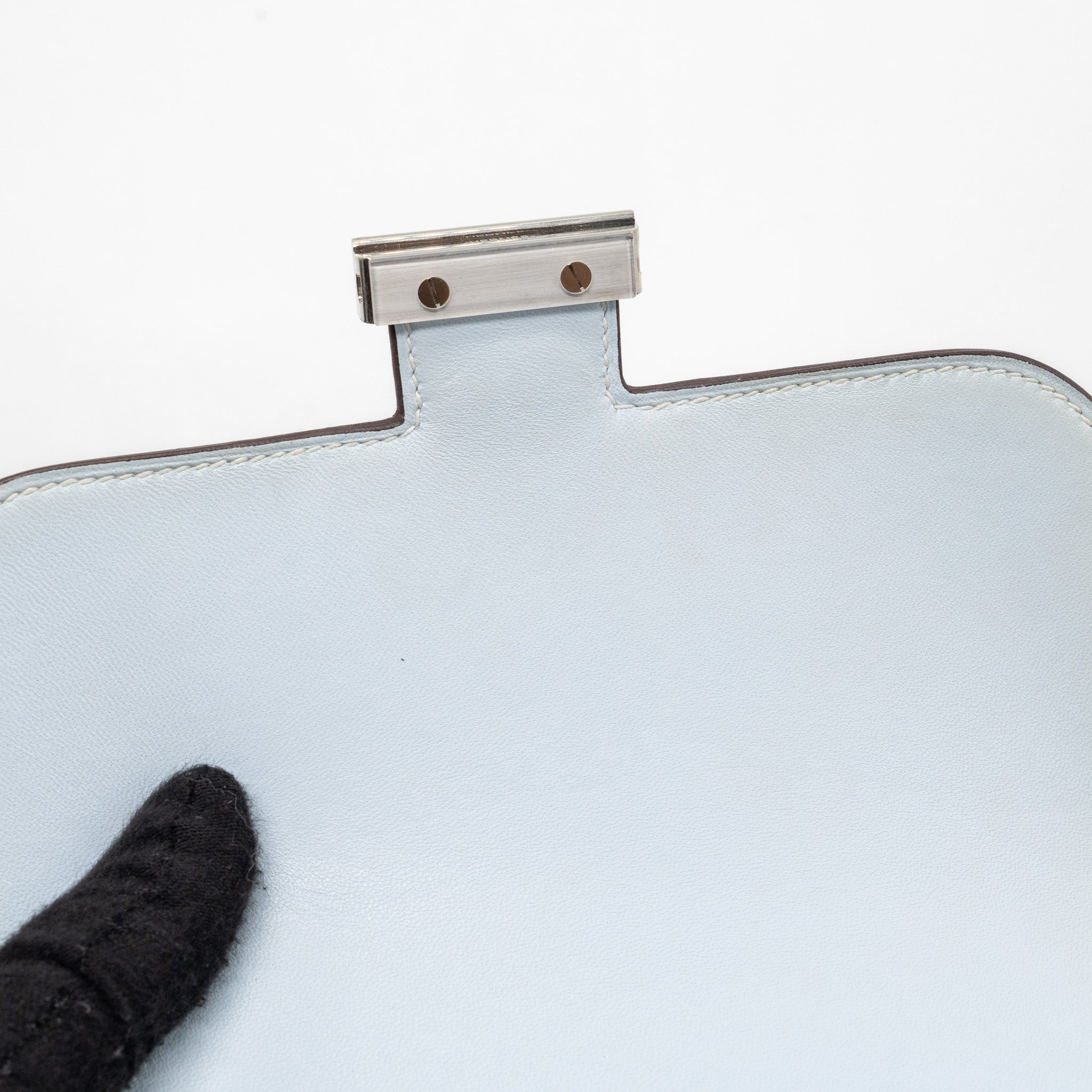HERMES MINI CONSTANCE EPSOM BLUE BRUME SHW