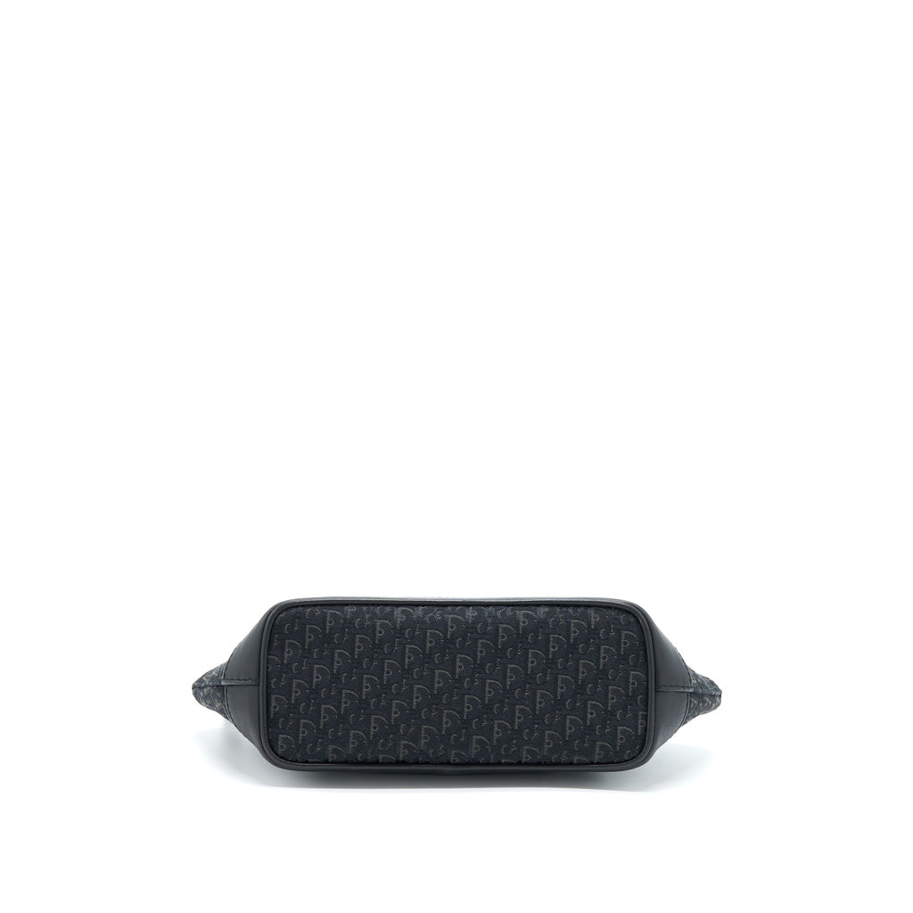 DIOR VINTAGE MINI BAG OBLIQUE CANVAS BLACK SHW