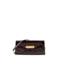 LOUIS VUITTON SUNSET BOULEVARDE SHOULDER BAG PATENT DARK RED GHW