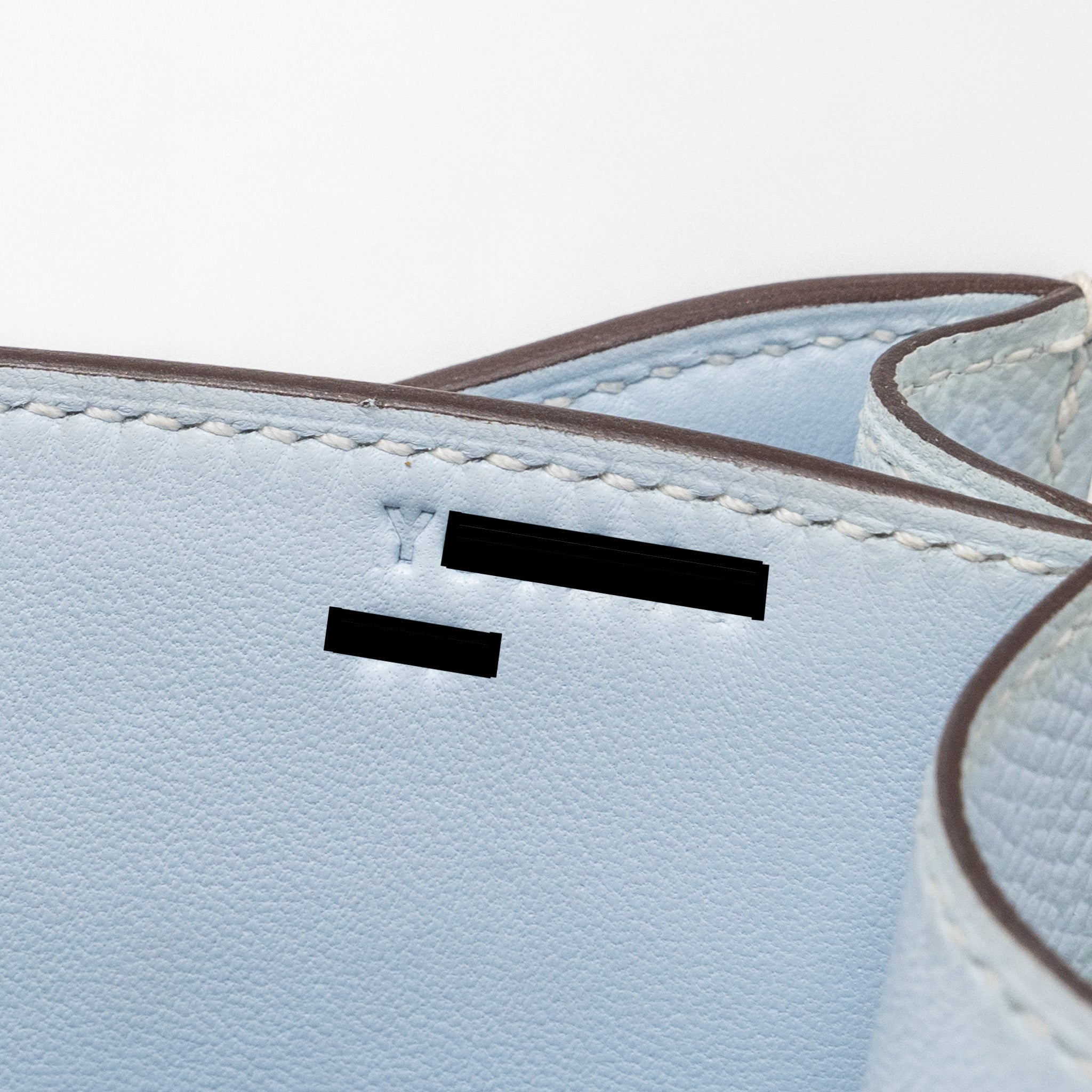 HERMES MINI CONSTANCE EPSOM BLUE BRUME SHW