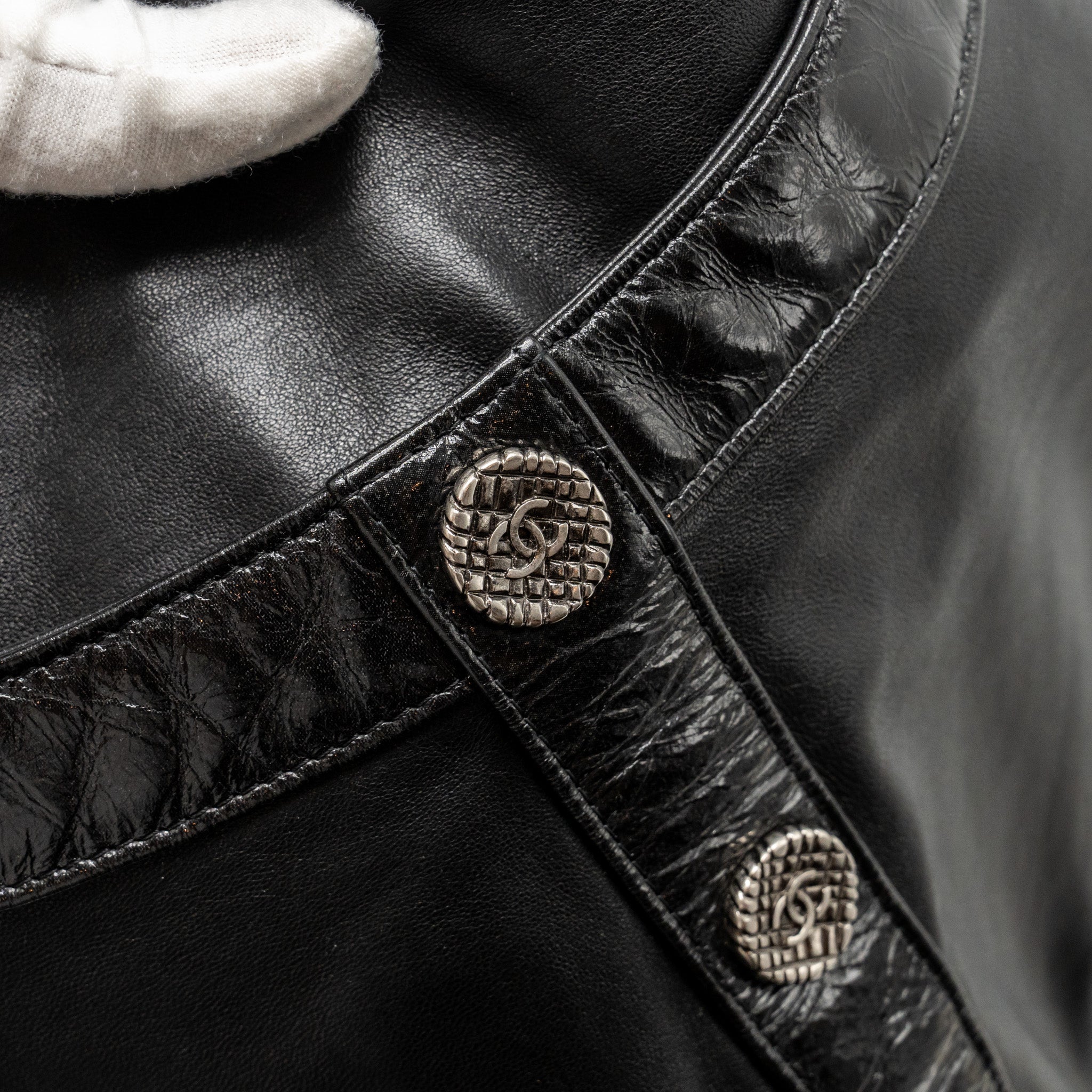 CHANEL TIE ON GIRL BAG LAMBSKIN BLACK SHW