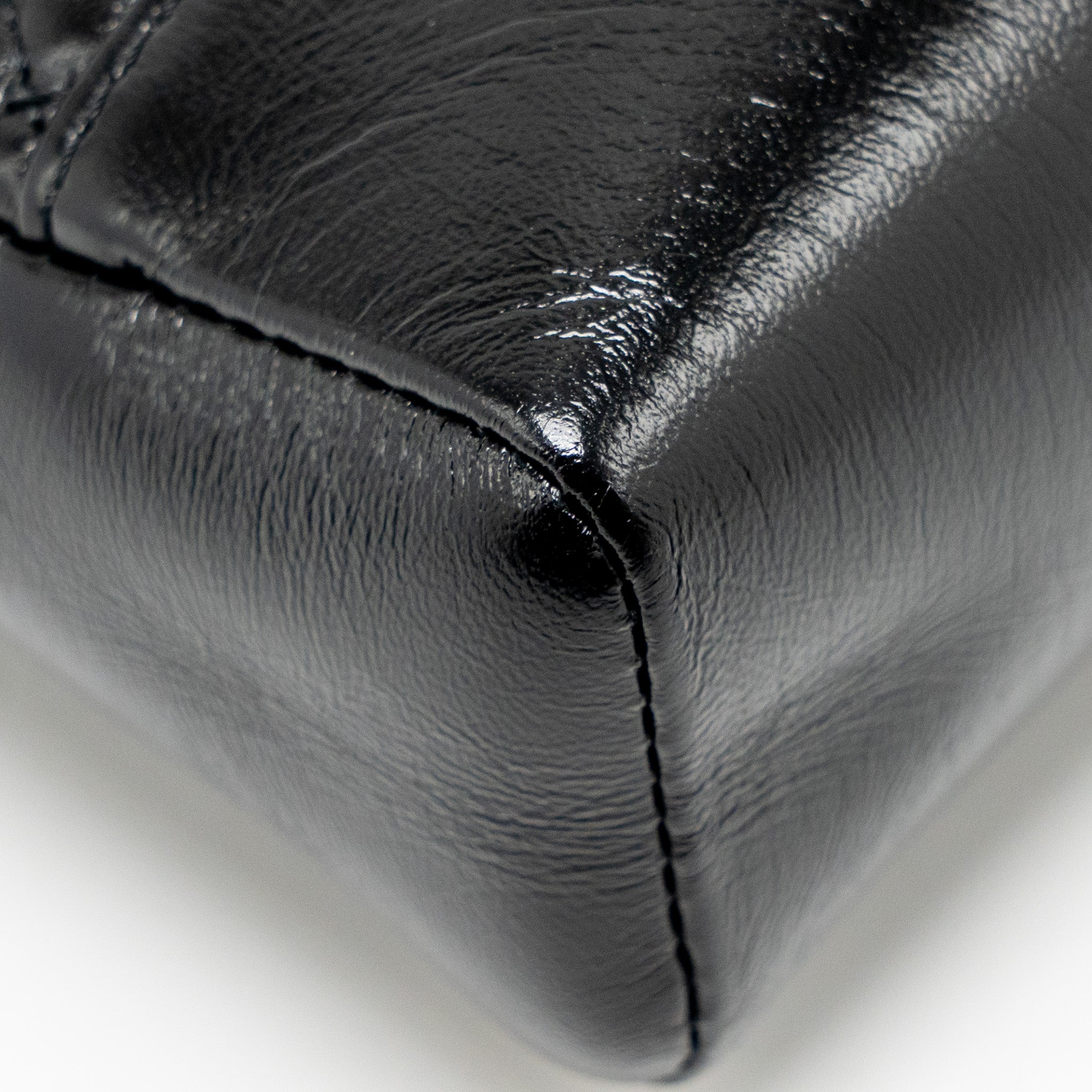 CHANEL MINI 31 BAG SHINY LAMBSKIN BLACK LGHW (MICROCHIP)