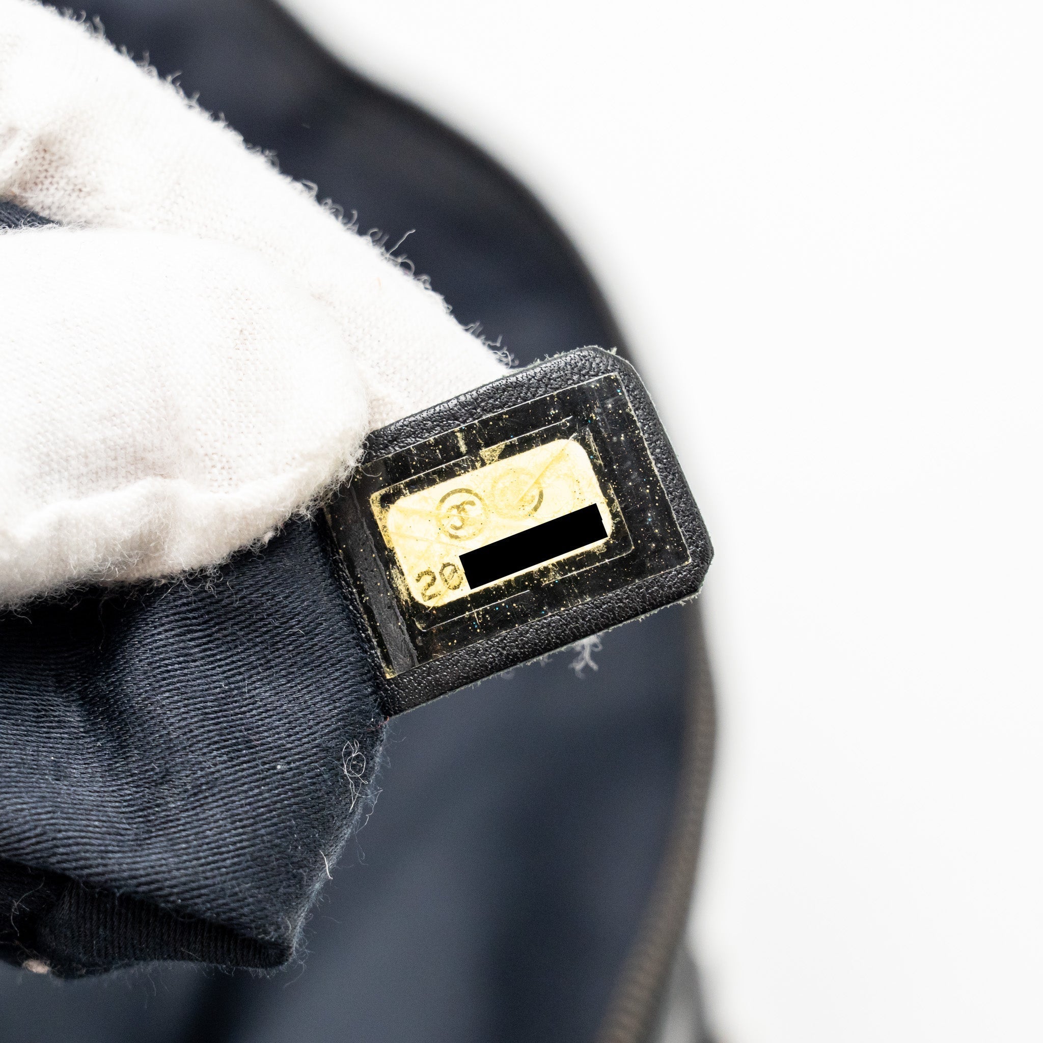 CHANEL TIE ON GIRL BAG LAMBSKIN BLACK SHW