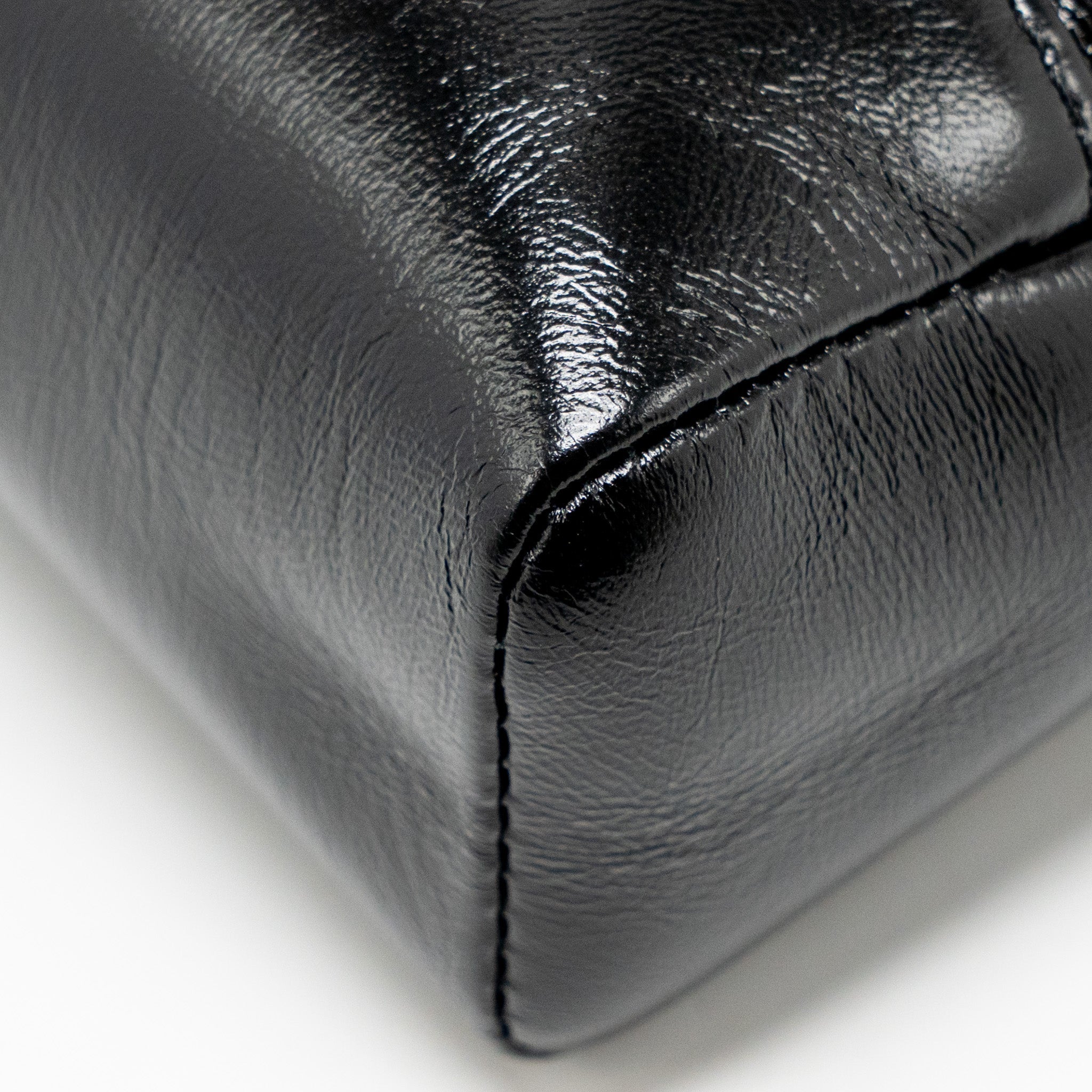 CHANEL MINI 31 BAG SHINY LAMBSKIN BLACK LGHW (MICROCHIP)
