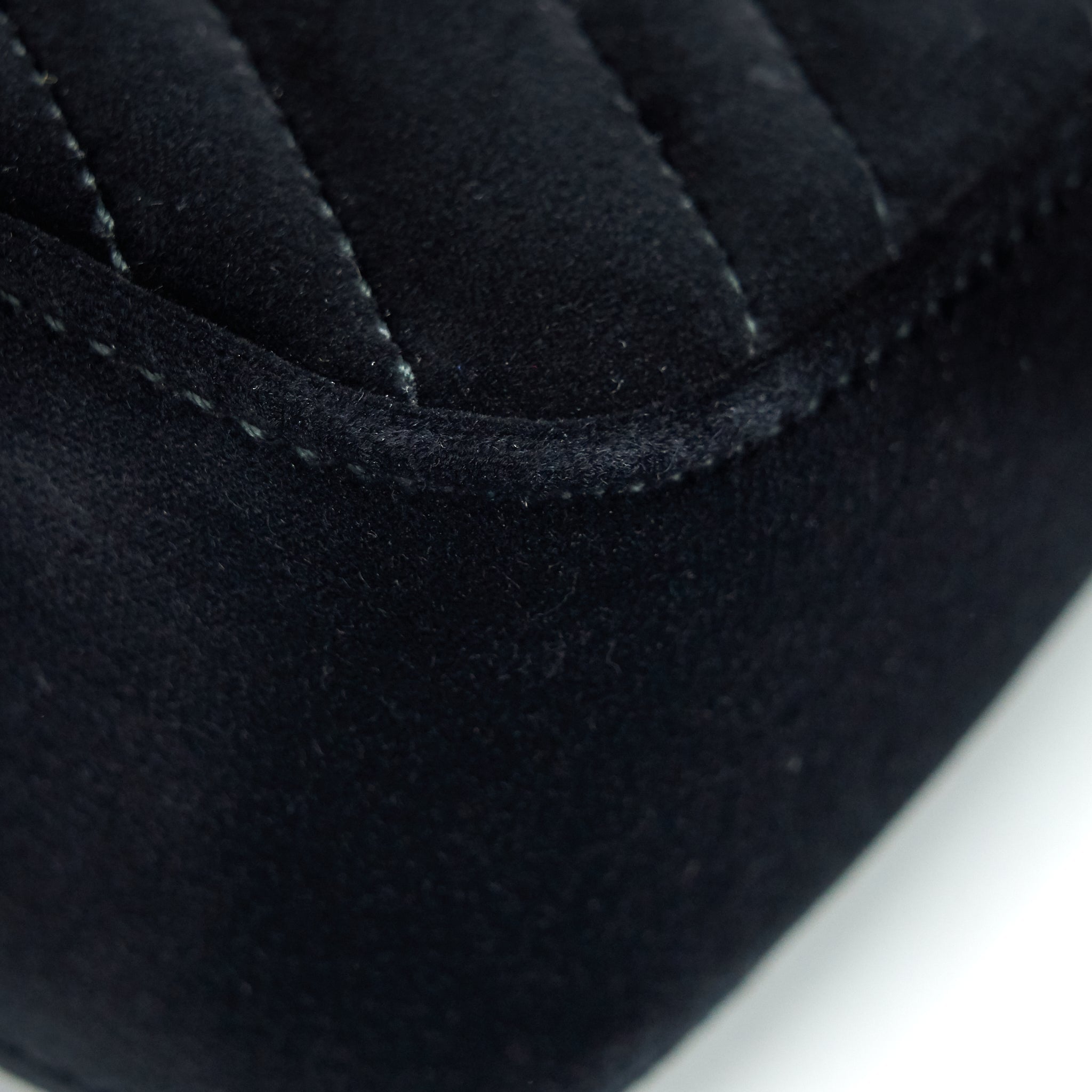 GUCCI MINI MARMONT FLAP BAG VELVET BLACK