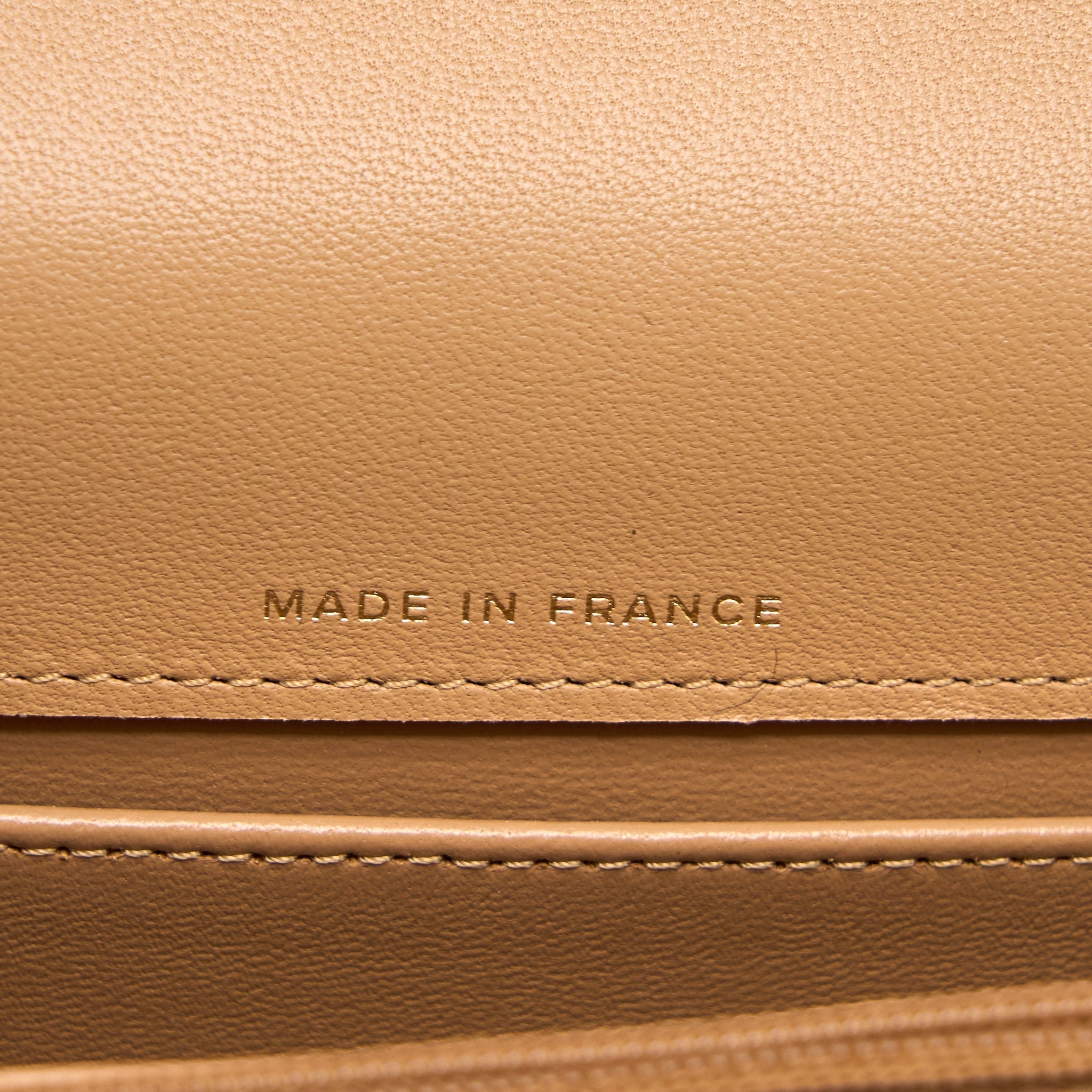 CHANEL TOP HANDLE MINI FLAP BAG WITH CHAIN LAMBSKIN CARAMEL LGHW (MICROCHIP)