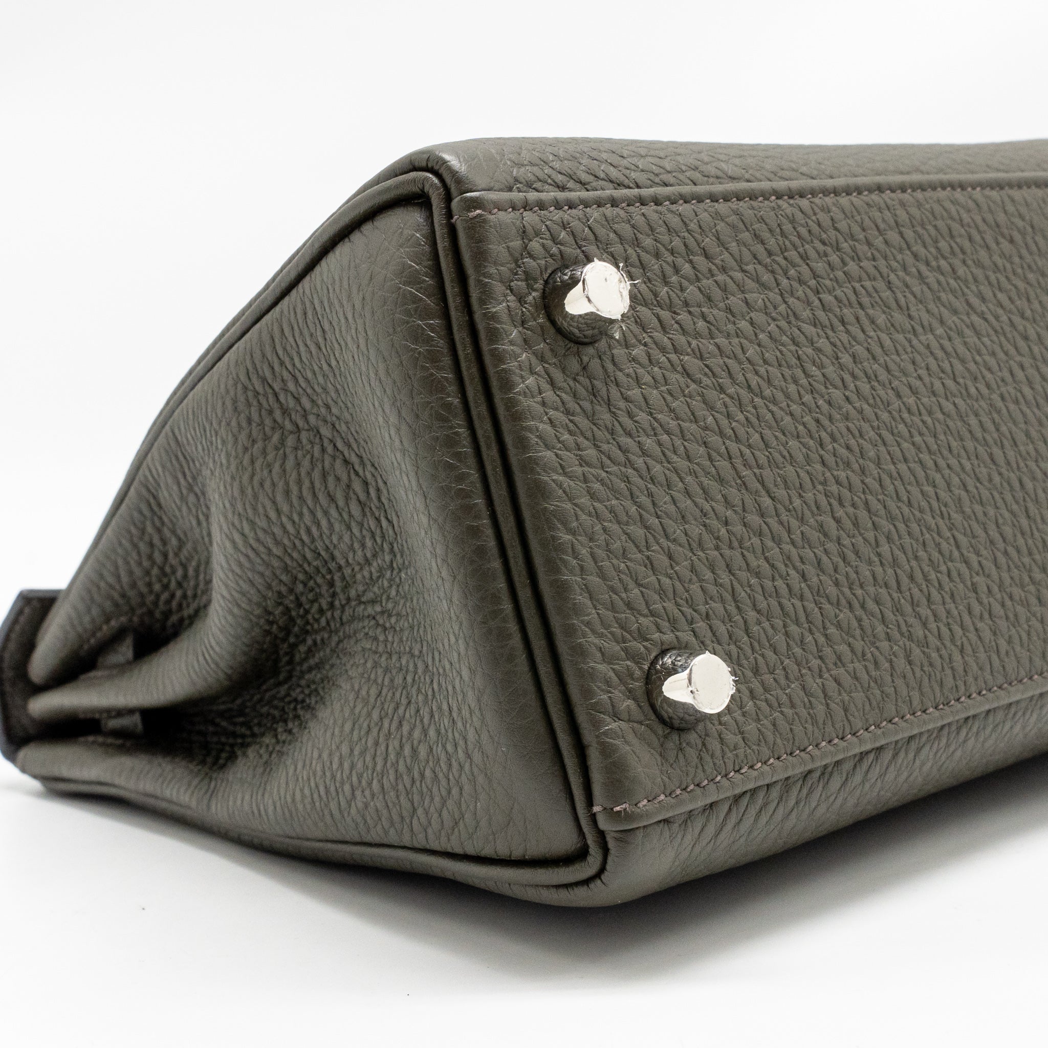 HERMES KELLY 25 TOGO C6 VERT DE GRIS SHW