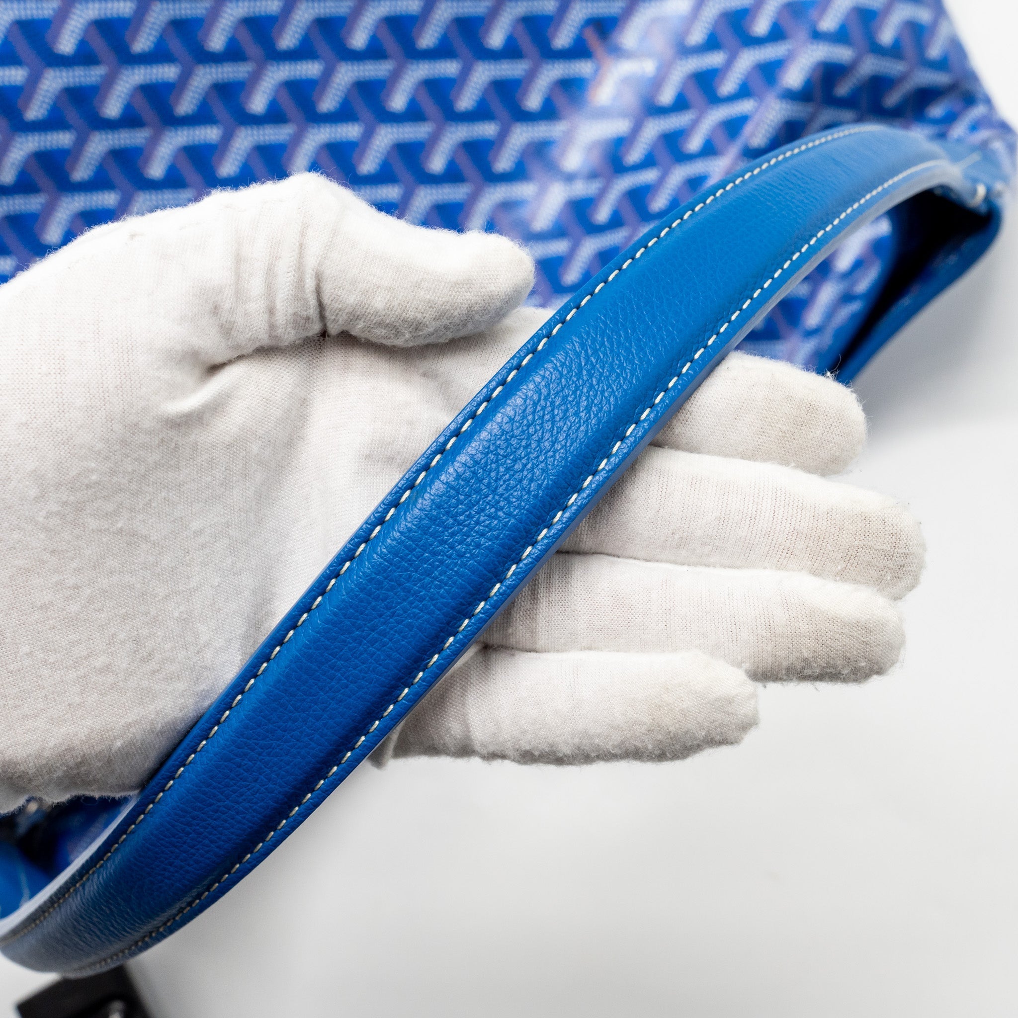 GOYARD BOHEME HOBO BAG GOYARDLINE CANVAS BLUE SHW