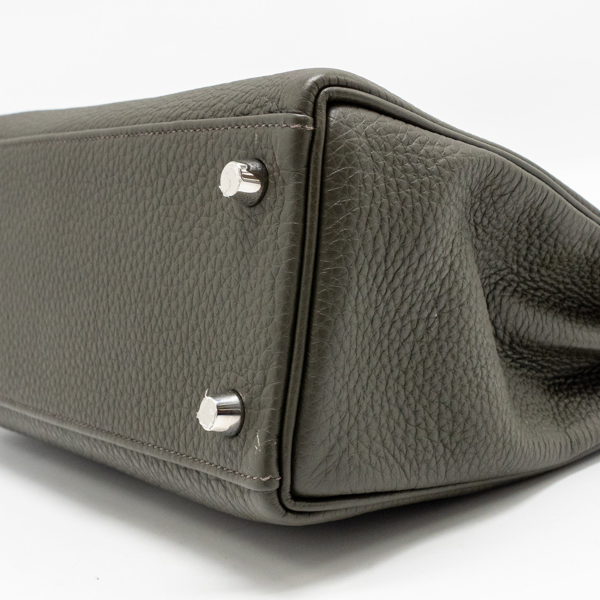 HERMES KELLY 25 TOGO C6 VERT DE GRIS SHW