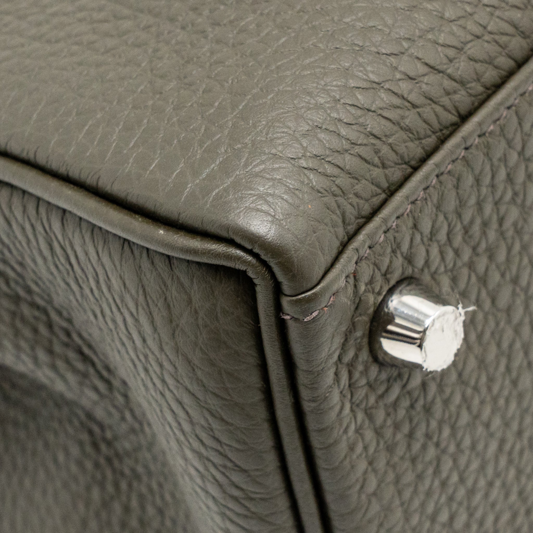 HERMES KELLY 25 TOGO C6 VERT DE GRIS SHW