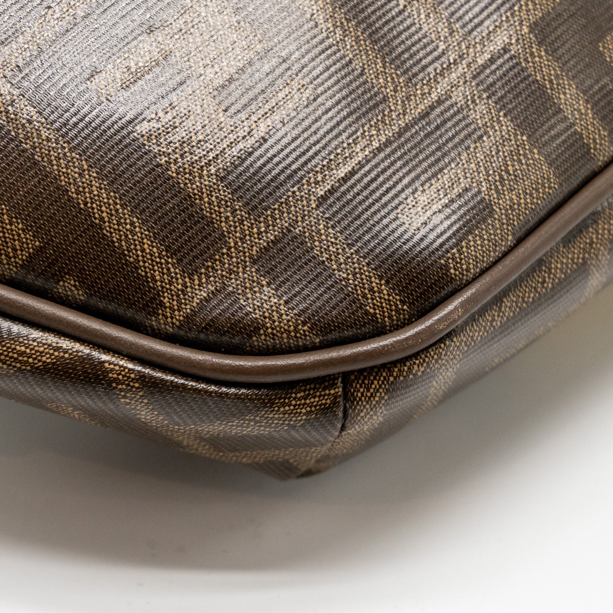 FENDI ROMA FENDI WAIST BAG CANVAS BROWN GHW