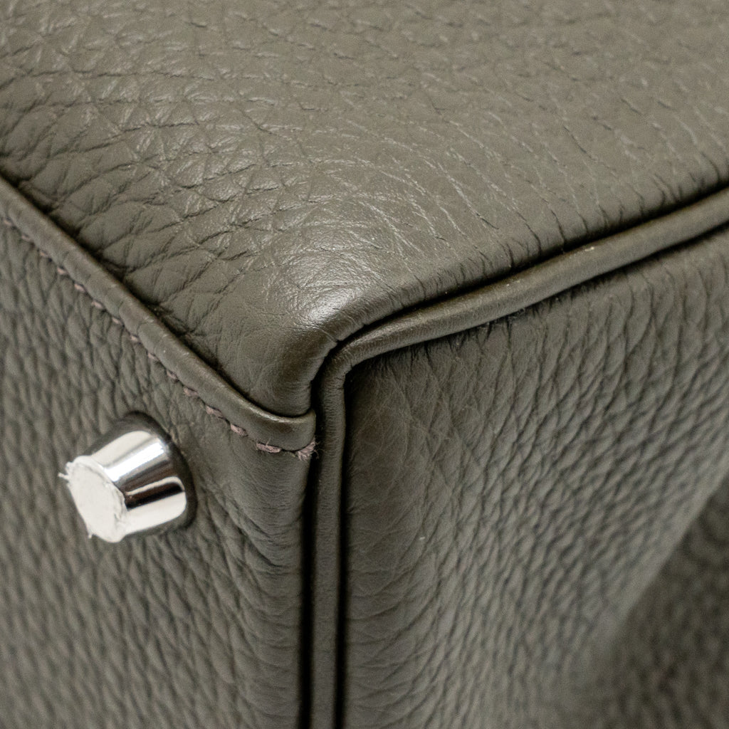 HERMES KELLY 25 TOGO C6 VERT DE GRIS SHW