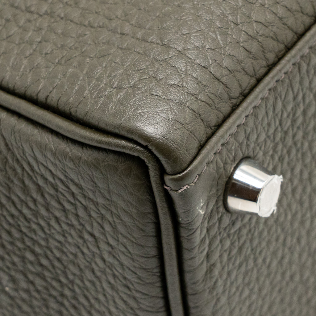HERMES KELLY 25 TOGO C6 VERT DE GRIS SHW