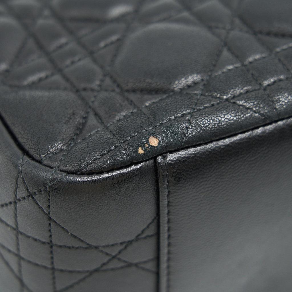 DIOR MISS DIOR MEDIUM FLAP BAG BLACK SHW