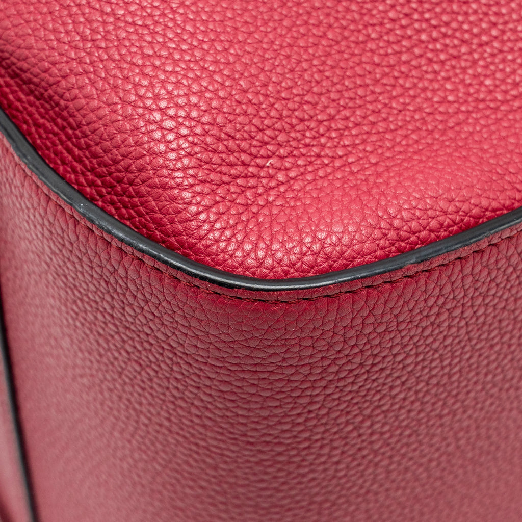 LOEWE MEDIUM HAMMOCK BAG CALFSKIN RASPBERRY SHW