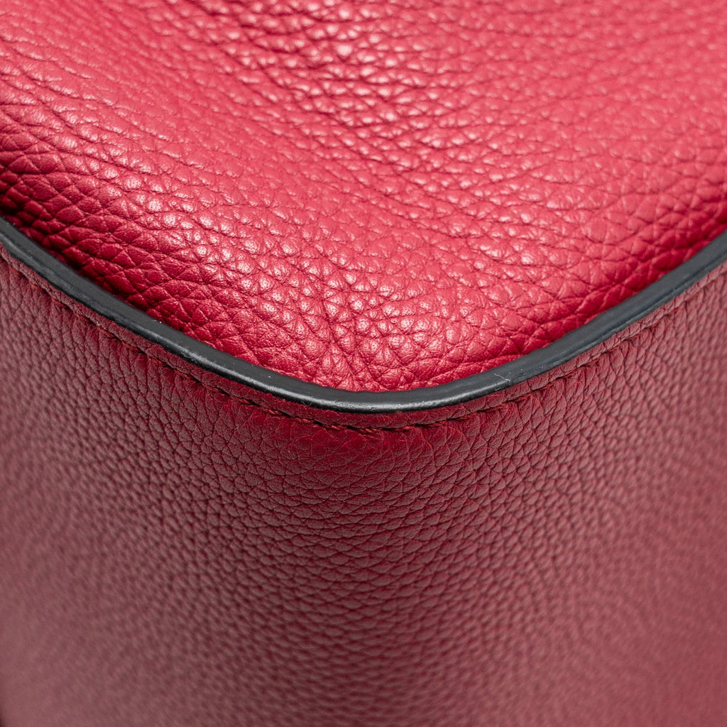LOEWE MEDIUM HAMMOCK BAG CALFSKIN RASPBERRY SHW