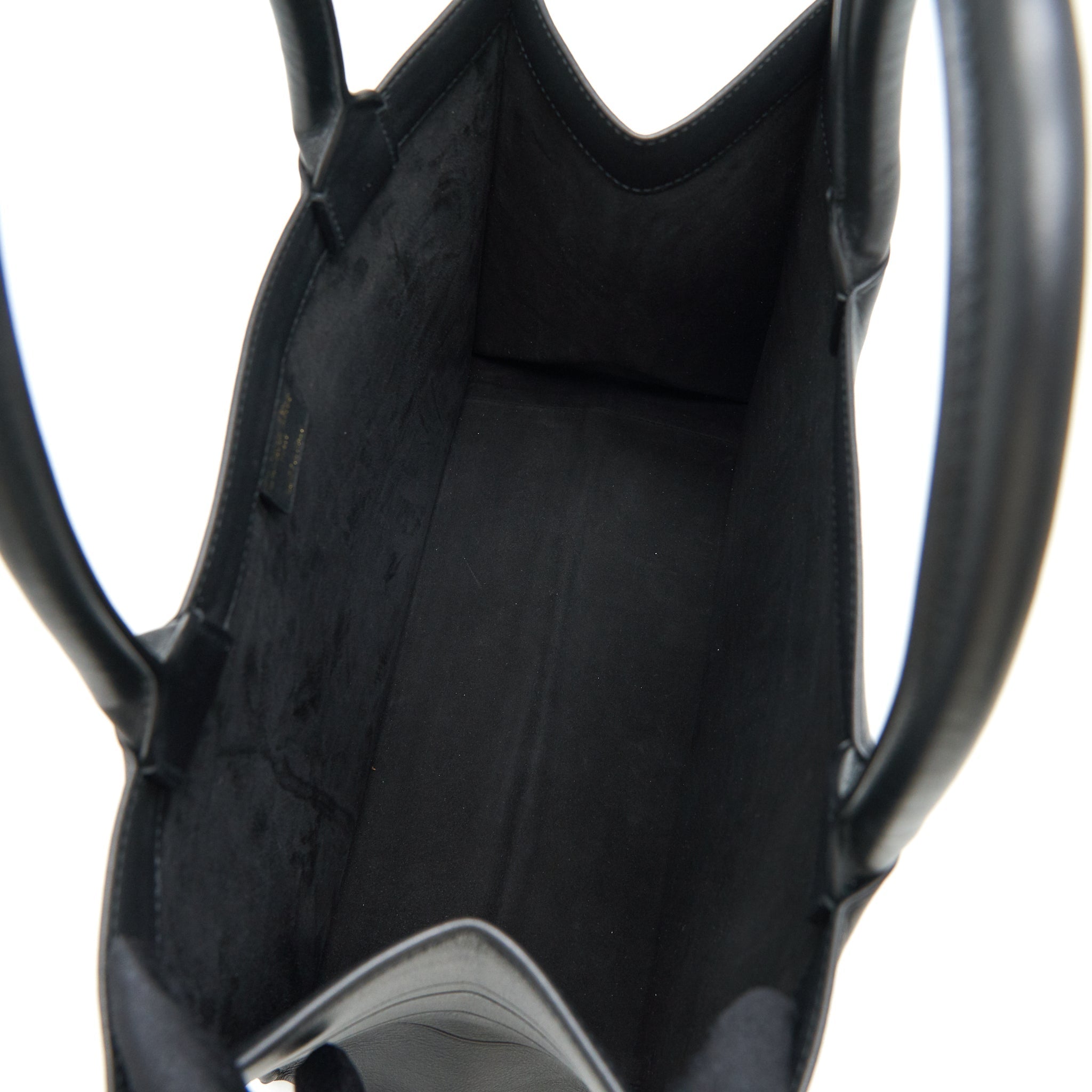 DIOR SMALL LEATHER BOOK TOTE SO BLACK