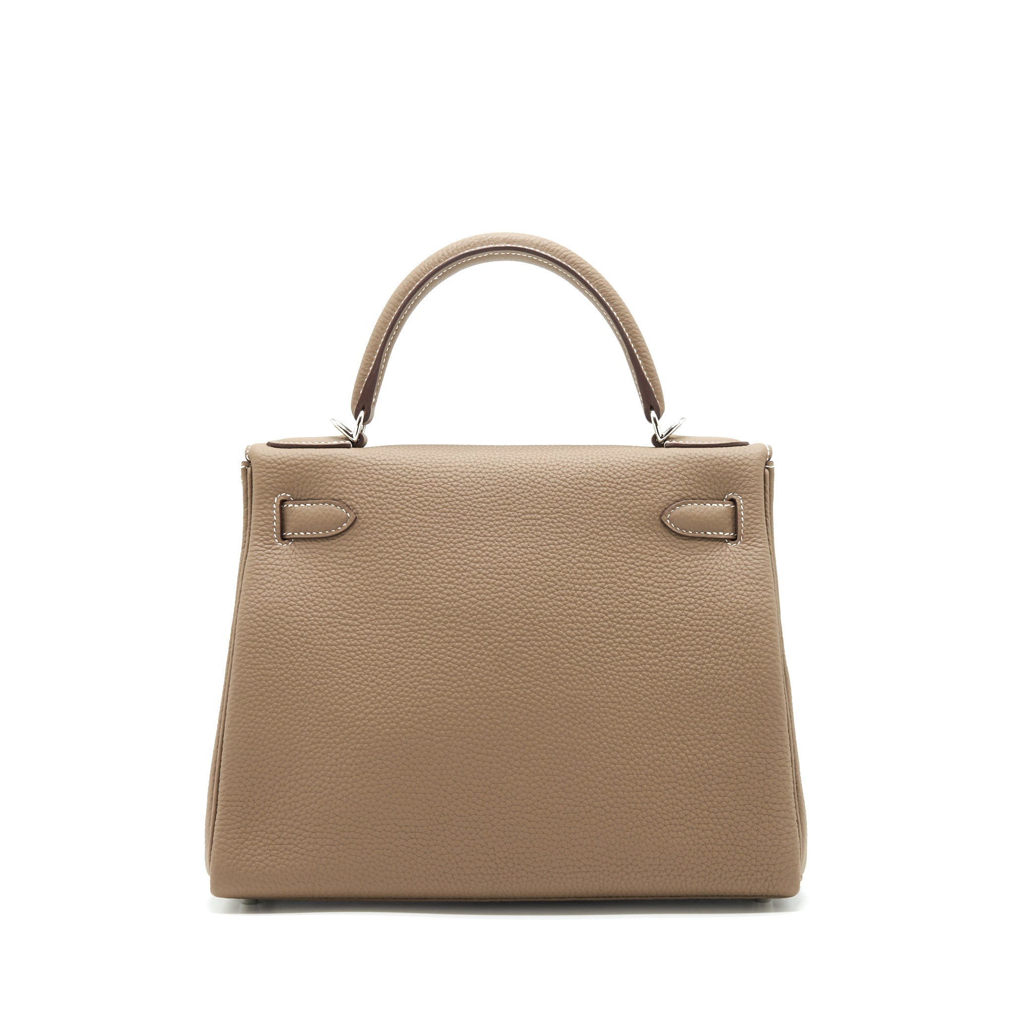 HERMES KELLY 28 TOGO LEATHER ETOUPE SHW