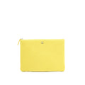CHANEL CHEVRON CLUTCH BAG IN YELLOW SHW