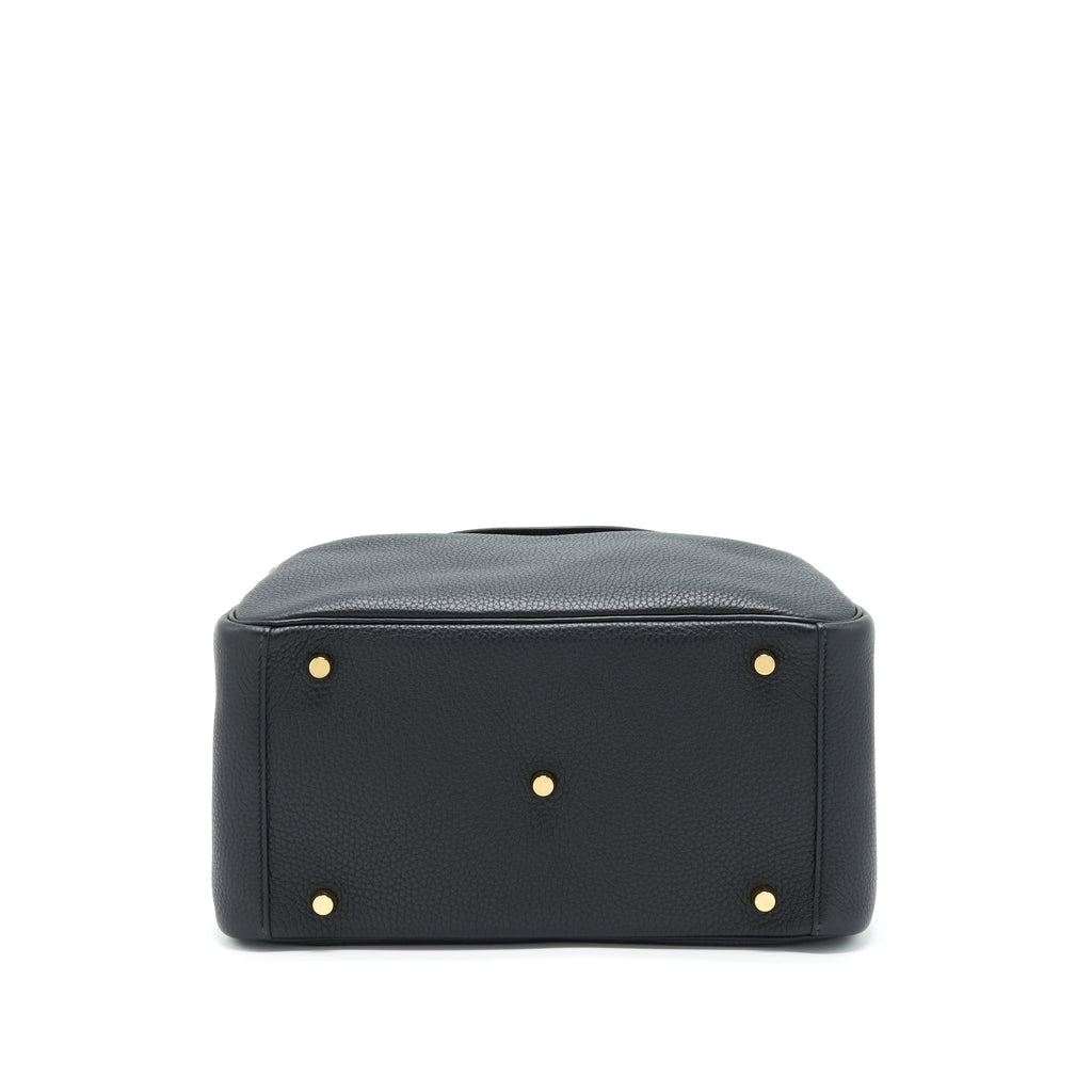 HERMES LINDY 30 CLEMENCE BLACK GHW